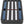 HS040A060 foam tray N Gauge - vertical - 9 slots for model railway locomotives, wagons and vehicles
