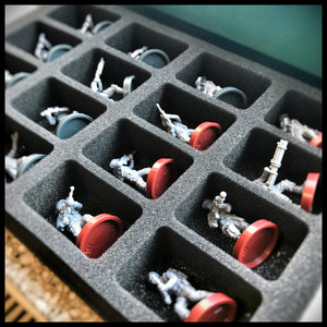 HS040LG02 Feldherr Schaumstoffeinlage für Star Wars Legion - 16 Fächer