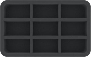 HS050A010 Feldherr Schaumstoffeinlage für Modellautos 1:64 - 9 Autos