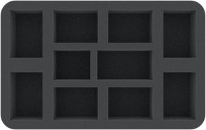 HS050A078 Plateau en mousse Feldherr pour Seraphon - 10 compartiments