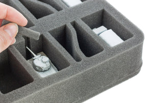 HS050BF04BO 50 mm Half-Size Schaumstoffeinlage mit 16 Fächern