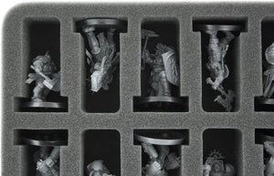 HS050WHH04 bandeja de espuma para 12 GW Miniatures con base de 40 mm