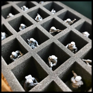HS060LG01 bandeja de espuma con 24 compartimentos para Star Wars Legion Miniatures