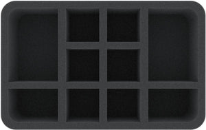 HS070A038 Bandeja de espuma Feldherr para Warcaster: Neo-Mechanika - 10 compartimentos