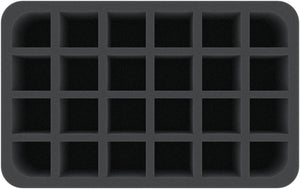 HS070WH48BO Schaumstoffeinlage für Citadel Farbtöpfchen (24 ml) - 24 Fächer