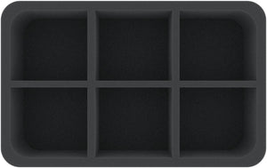 HS075A014 Feldherr foam tray for Space Marines - 6 compartments