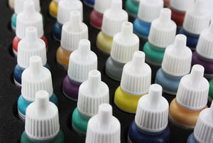 Feldherr Schaumstoff-Set für 37 Farbfläschchen - stehend