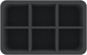 HS085A011 Plateau en mousse Feldherr pour Orks - 6 compartiments