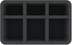 HS100A007 Feldherr Schaumstoffeinlage für Necrons - 6 Fächer
