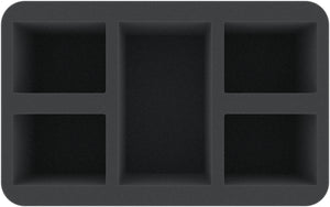 HS100A011 Feldherr Schaumstoffeinlage für Soulblight Gravelords - 5 Fächer