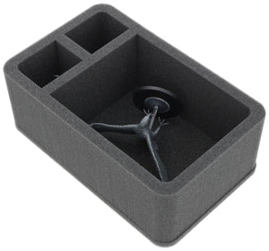 HS100A021 Feldherr Schaumstoffeinlage für Middle-Earth Tabletop-Strategiespiel - 3 Fächer