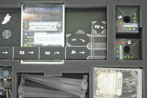 HSBD035BO Schaumstoffeinlage für Star Wars X-WING 1. Edition: Rebellen Transporter und Imperialer Angriffsträger - Zubehör