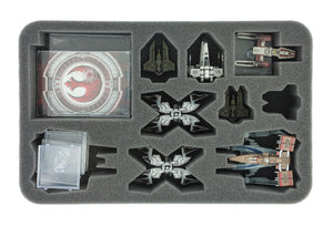 HSBV040BO Schaumstoffeinlage für Star Wars X-WING StarViper, M3-A Interceptor, IG-2000, Z-95 und Y-Wing oder Kihraxz Jäger