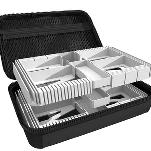 Feldherr Half-Size Case 50 + Organizer Insert Trays + Dashboard für Marvel Champions: Das Kartenspiel - Karten + Spielmaterial