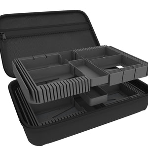 Feldherr Half-Size Case 50 + Organizer Insert Trays + Dashboard für Marvel Champions: Das Kartenspiel - Karten + Spielmaterial