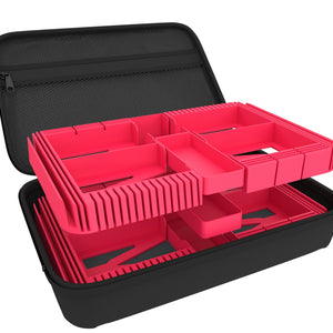 Feldherr Half-Size Case 50 + Organizer Insert Trays + Dashboard für Marvel Champions: Das Kartenspiel - Karten + Spielmaterial