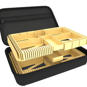 Feldherr Half-Size Case 50 + Organizer Insert Trays + Dashboard für Marvel Champions: Das Kartenspiel - Karten + Spielmaterial