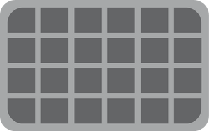 HS060IA01 60 mm 24 fentes pour Star Wars Imperial Assault Miniatures