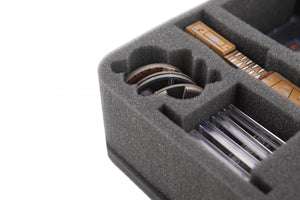 HSDD060BO Schaumstoffeinlage für Star Wars X-WING 1 x Reisszahn (Hounds Tooth) plus 4 Schiffe