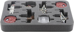 HSGA035BO vassoio in schiuma per Star Wars X-Wing 4 x ARC-170 o K-Wing e accessori