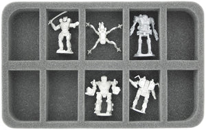 Feldherr Magnetic Box żółty dla 10 większych miniatur