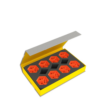 Feldherr Magnetic Box giallo per gettoni e piccolo materiale da gioco