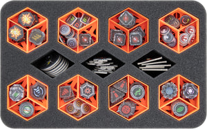 Feldherr Magnetic Box giallo per gettoni e piccolo materiale da gioco