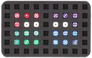 Feldherr Magnetic Box żółty na maksymalnie 54 kości