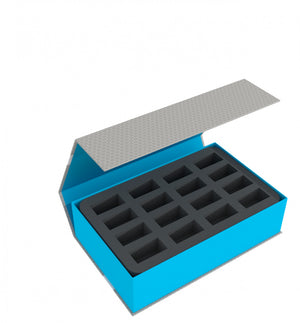 Feldherr Magnetic Box azul para 32 miniaturas