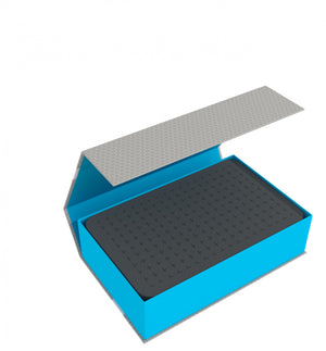 Feldherr Magnetic Box blue with 60 mm pick and pluck foam for custom projects