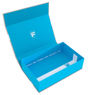 Feldherr Magnetbox blau für Farbfläschchen + Pinsel