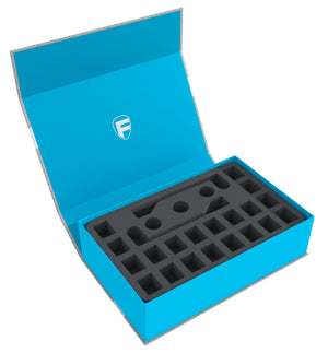 Feldherr Magnetbox blau für Subbuteo - 4 Teams