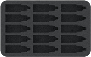 Taca z pianki HSMEHG035BO na 15 kolorowych butelek.