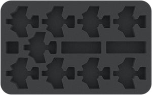 HSMERF030BO Vassoio in schiuma Feldherr per Aeronautica Imperialis: Ork Air Waaagh! - Dakkajets