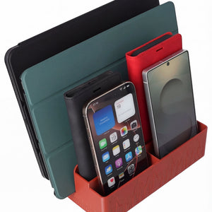 Organizzatore Feldherr per 4 smartphone e 2 tablet - Per conservare le serate di gioco in famiglia e i pasti condivisi
