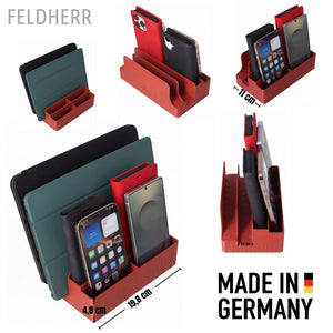 Organizzatore Feldherr per 4 smartphone e 2 tablet - Per conservare le serate di gioco in famiglia e i pasti condivisi
