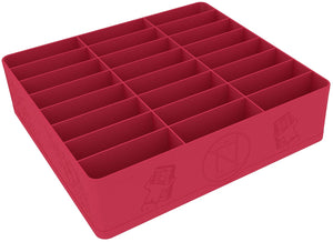 Feldherr Klassensatz Handyparkplatz XL für Schulen und Ausbildungsbetriebe - 33 Fächer für große Smartphones und Klapphüllen