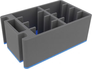 Hard foam insert 24 tablets in XL cases compatible with Apple iPad, Samsung and Microsoft Surface Go for Auer Case CP 6433