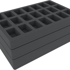 Feldherr foam set for 9L Really Useful Boxes - 57 miniatures