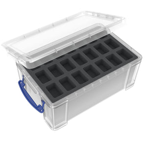 Feldherr foam set for 9L Really Useful Boxes - 57 miniatures