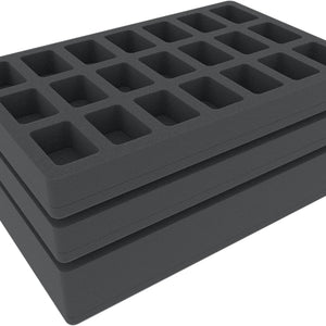 Feldherr foam set for 9L Really Useful Boxes - 42 miniatures + tanks / monsters