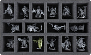 Feldherr Schaumstoff-Set für 4L Really Useful Boxes - 16 Miniaturen