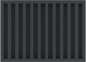 IU030A001 Inserto de espuma Feldherr para maquetas de trenes - escala Z - 11 compartimentos - para almacenamiento horizontal