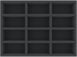 IU055A001 Inserto in schiuma per modellini di auto 1:43 - 12 scomparti