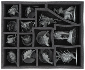 Feldherr Schaumstoff Insert + Magnetbox blau für Mythic Battles: Ragnarök - Grundspielbox - Miniaturen