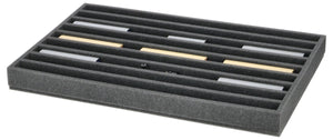 Foam insert for model railway - H0e scale - 9 compartments - for upright storage - JV050A007