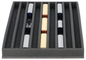Foam insert for model railway - H0e scale - 9 compartments - for upright storage - JV050A007