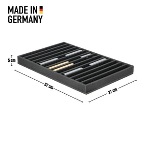 Foam insert for model railway - H0e scale - 14 compartments - for upright storage - JV050A008