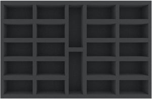 JV055A001 Inserto in schiuma per modellini di auto 1:43 - 22 scomparti