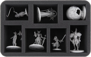 Set di schiuma Feldherr per KDM Onda 1 + 2: Fenice, Re Drago, Albero Solitario, Dio Leone, Gorm